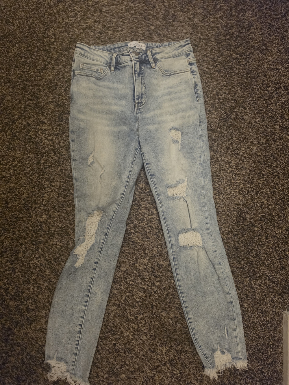 Blakeley Light Wash Denim Jeans - Blue